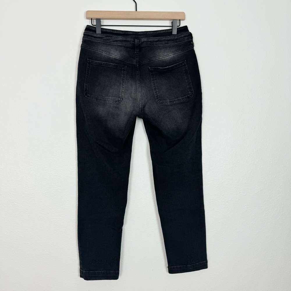 Anthropologie Pilcro Ultra High Slim Utility Jeans Button Fly Size 27 - Picture 7 of 14